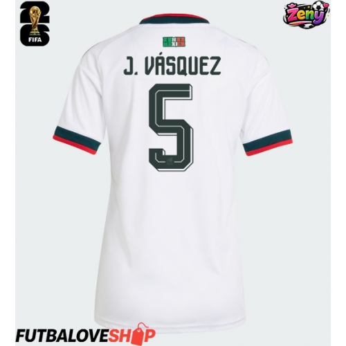 Dres Mexiko Johan Vasquez #5 Preč pre Ženy MS 2026 Krátky Rukáv